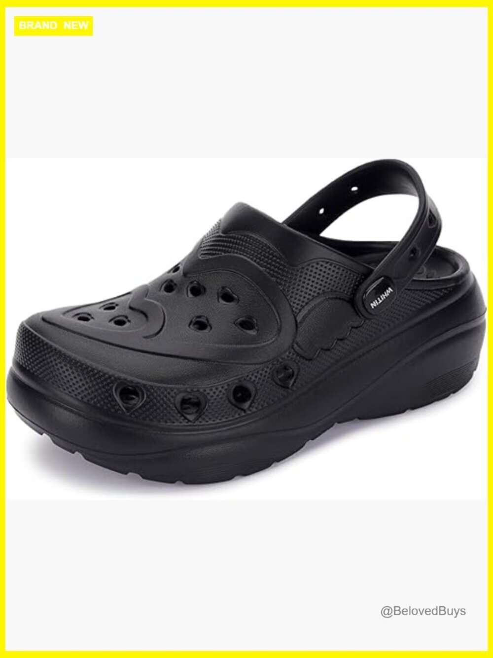 Thick Sole Cushioned Clogs Slip On Garden Shoes Arch Support